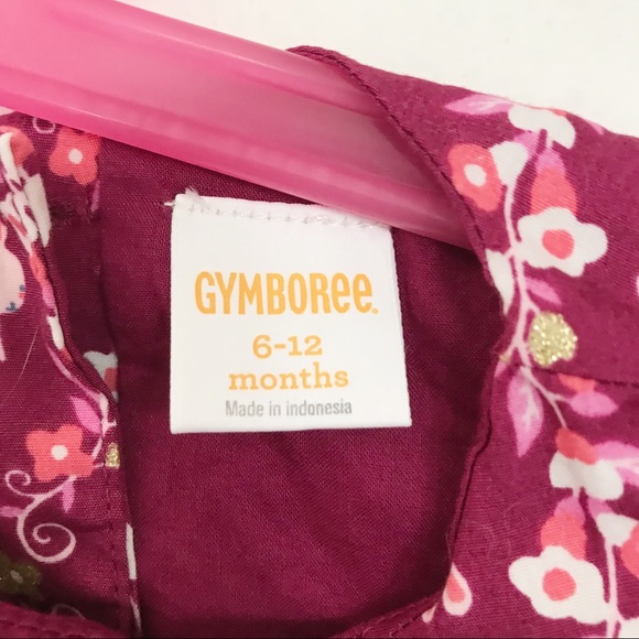 Gymboree | Burgundy Fox & Bunny Party Dress - Picture 4 of 6